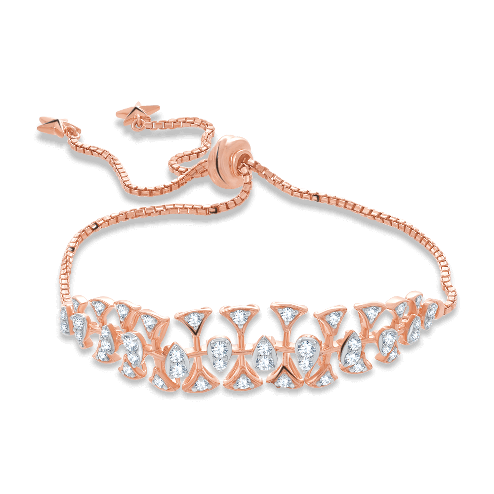 Dazzle Rose Gold Bracele